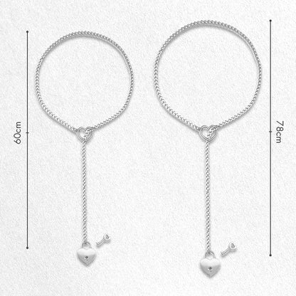 Steel Kiss Heart Chain