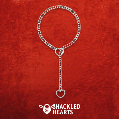 Steel Kiss Heart Chain