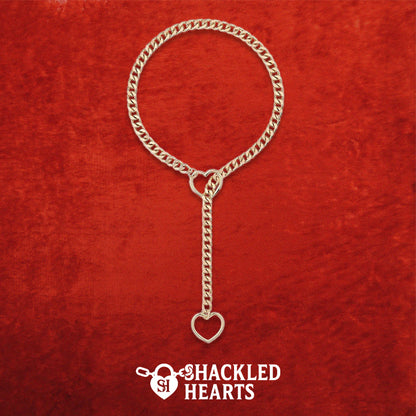 Steel Kiss Heart Chain