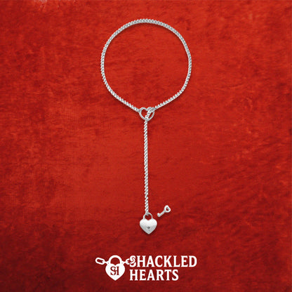 Steel Kiss Heart Chain