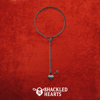 Steel Kiss Heart Chain